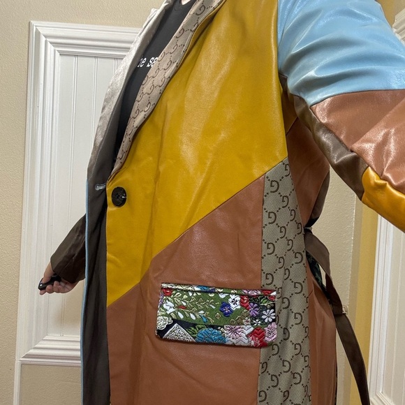 New! Colorful Patchwork Women's Jacket - Picture 7 of 11